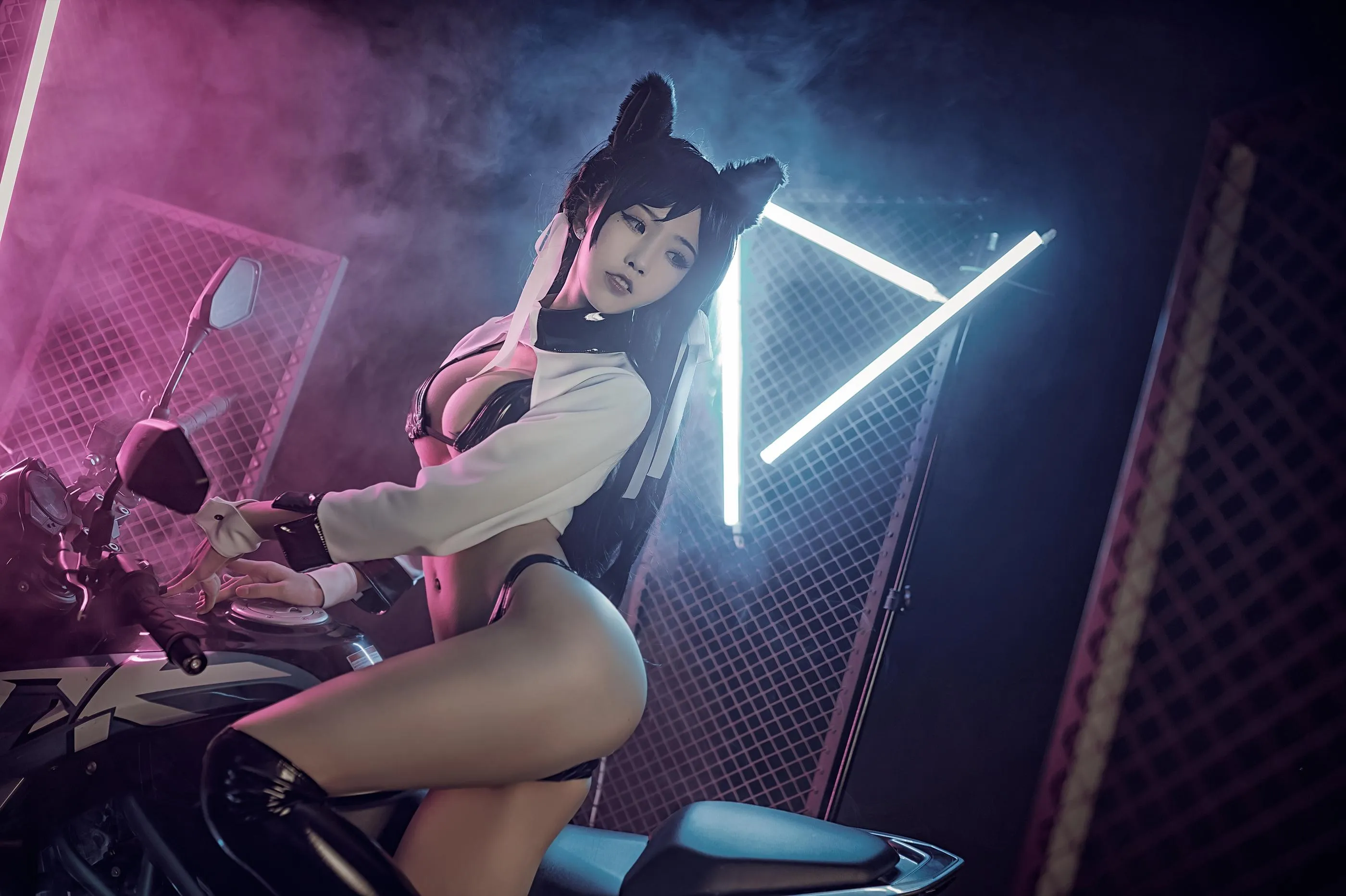 水淼 – NO.04 爱宕犬 机车 [17P]插图2